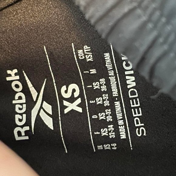 Reebok Black & White Running Shorts - Picture 3 of 5